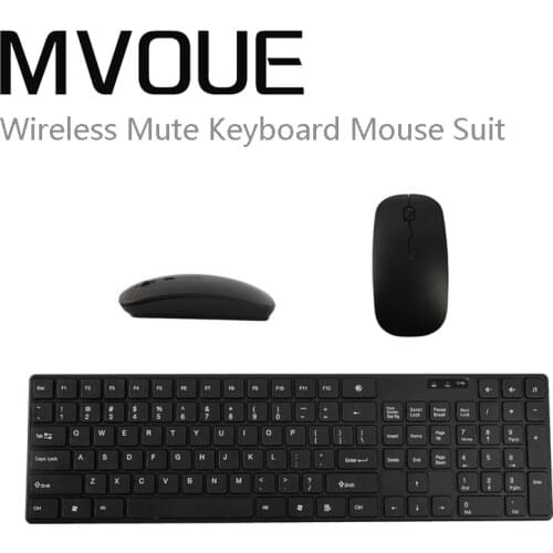 2.4GHz Wireless Fashion and Slim Keyboard and Mouse, Super Thin Chocolate Key ,Ergonomic Design