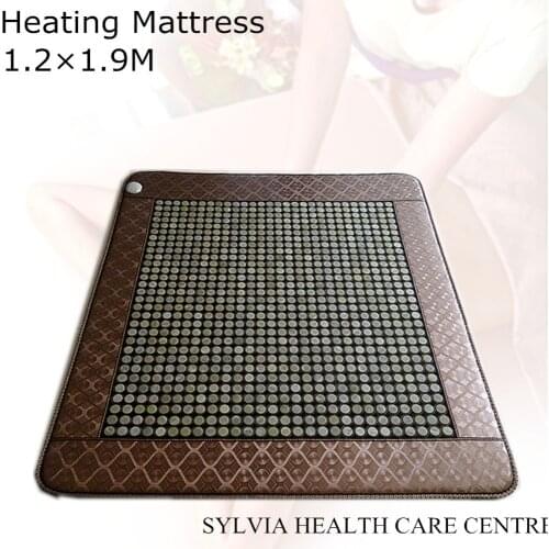 2018 Natural warm Tourmaline bed cover mass age Mat Heat Jade Mat Beauty Mattress Jade sleep Mat Heat free eye cover 1.2X1.9M