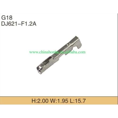 Free shipping 100pcs Auto car splices wiring loose terminal crimp terminal pins Tinned terminalDJ621-F1.2A
