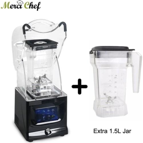 ITOP 1.5L Professional Power Blender Mixer Commercial Bpa Free Ice Smoothie Blender Juicer Food Processor With One More Jar Cup