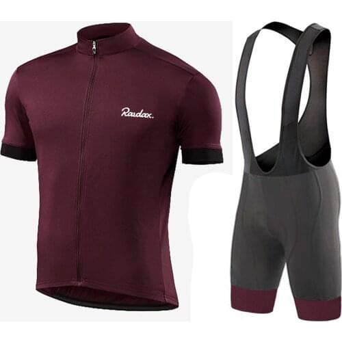 Cycling Jersey 2021 Team Raudax Men Cycling Set Racing Bicycle Clothing Suit Breathable Mountain Bike Clothes Sportwears