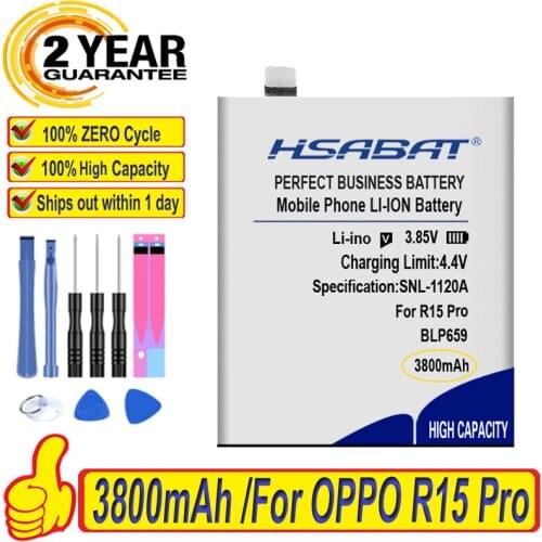 HSABAT Oppo R15 Pro Phone Batteries