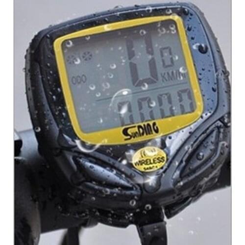 Bicycle computer waterproof mountain bike road bike competition wireless induction speed odometer code table