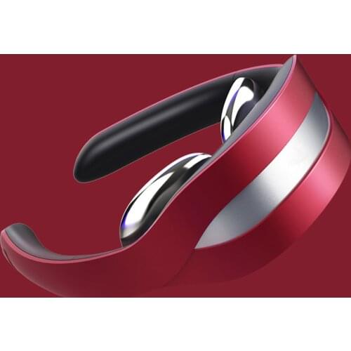 Mini Folding Pulse Neck Massager Electric Neck Massage Pain Relief Tool Health Care Relaxation Body Exercise Accessories