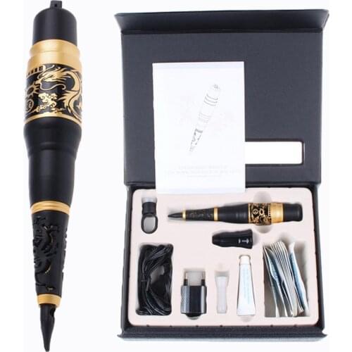 1 Set Taiwan Original Gold Dragon Machine Kit Professional Permanent Makeup Eyebrow/Eyeliner/Lip Tattoo Machine