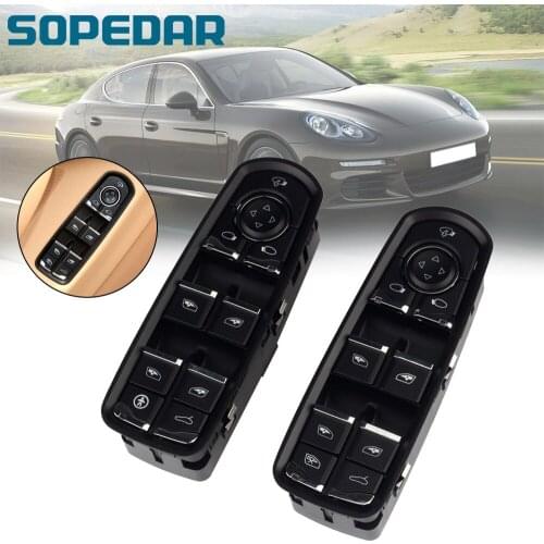 Front Door Window Switch For Porsche Panamera Cayenne 2010-2020 Driver Side Electric Power Button 7PP959858RDML 7PP959858MDML
