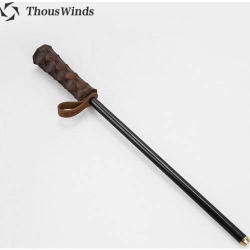 Thous Winds Fire Blowing Tube Outdoor Camping Bushcraf Black Walnut Telescopic Fire Lighter Blowing Stick
