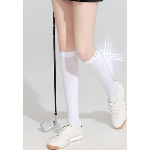 Translucent Elastic Legging Stocking UV-Proof Light Thin Smooth Long Leg Sock Women Sunscreen Panty-Hose Golf Outdoor Pants