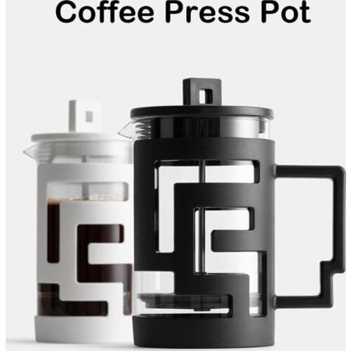 Hot Sale Portable Manual French Presses Pot Coffee Maker Filter Pot Household Coffee Machine Coffee Pot Cafe Accessory