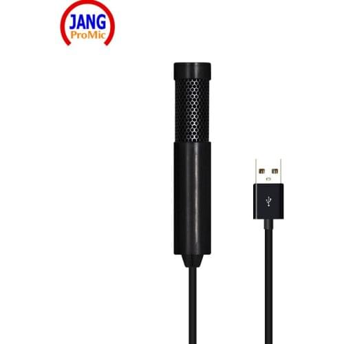 Professional Clip Handheld Computer Microphone Condenser USB Microfone for Camera PC Laptop Recording Microphones with USB 2.0