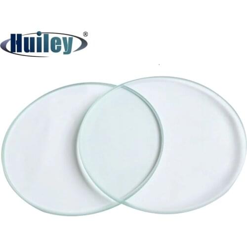 Diameter 95 mm Transparent Board Clear Glass Working Stage Round Bottom Specimen Plate for Stereo Microscope