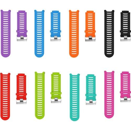 Silicone Smart Watch Bands Strap for Garmin Forerunner 910XT Triathlon Running Swim Cycle Training Sports Watch with Repain Tool