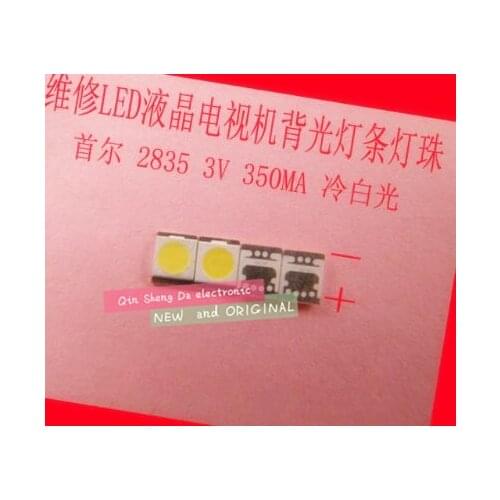 For Seoul SMD LED 3528 2835 3V 1W Cold White 100LM High Power For LCD/TV Backlight