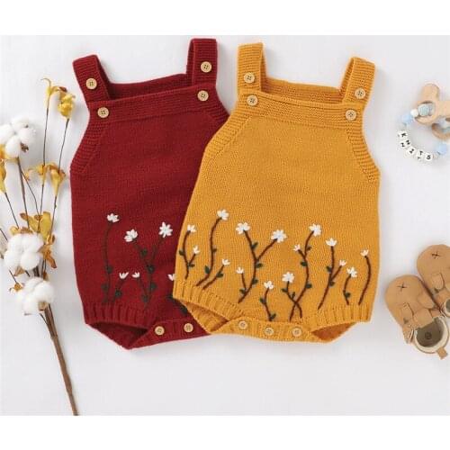 0-18M Newborn baby Sweater For Boy Girl Winter Pull Knitted Romper Bodysuit Cute Sweet Knitwear Warm Body Top Outfit