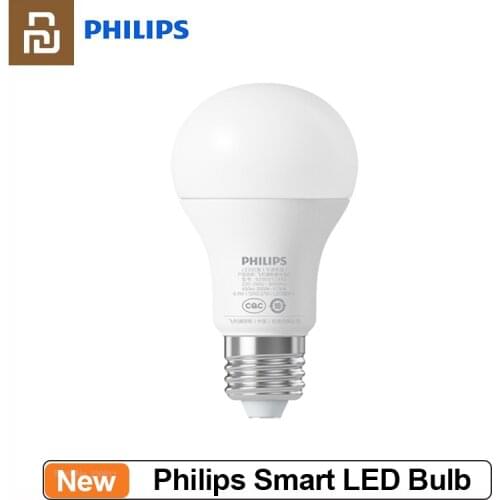 Youpin Philips LED Smart Bulb Light Colorful Light Ball Bulb E27 16 Millions Colors 1880-7000K Wi-Fi Connect For MiHome APP