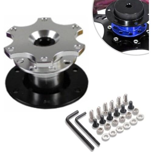 Universal Car Steering Wheel Quick Release HUB Racing Adapter Snap Off Kit Dropshipping