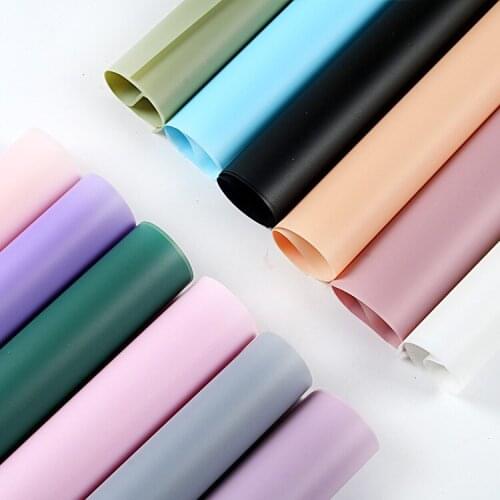 20pcs/set Waterproof Flower Wrapping Paper 58x58cm Flowers Gifts Packing Flower Bouquet Wedding Decor