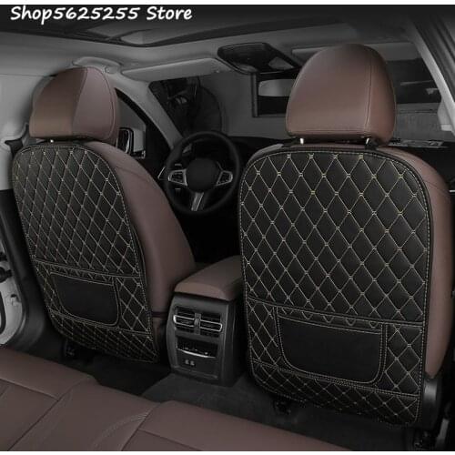 Car Seat Back Protector Cover For Mazda 3 Axela 2019 2020 2021 Child Anti-kick Seats Pad Decoration Auto Accessories