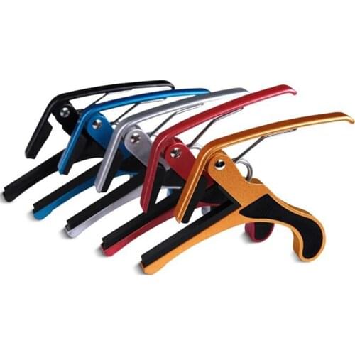 Aluminium Alloy Quick Change Clamp Key Clip Acoustic Classic Electric Guitar Capo Musical Instrument Accessories