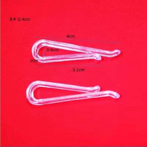 1000pcs/Lot Transparent Plastic Clip Shirt Fixing Clip Underwear Socks Storage Packaging Clip Clothing Accessories Pin Wholesale