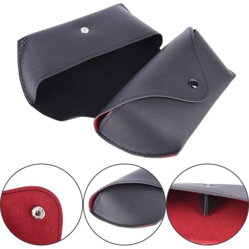 16*7CM Waterproof sunglasses case for sun glasses case Snake Skin Soft leather glasses box eyewear accessories