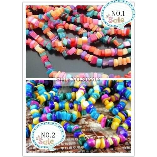 5MM (71 inch/lot) Color Natural Shell Strand Stone Loose Beads Jewelry Bead