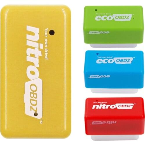 Nitro OBD2 ECO OBD2 15% Fuel Save More Tuning Box NitroOBD2 Power ECU Chip Eco For Diesel Benzine Gasoline Car Plug&Driver