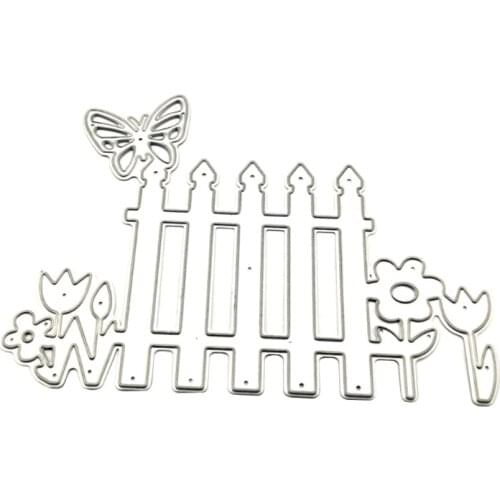 B03D Butterfly Fence Metal Cutting Dies Stencil DIY Scrapbooking Album Paper Card Template Mold Embossing Craft Decoration