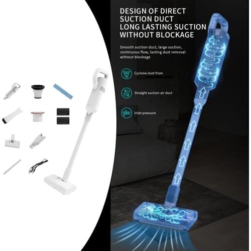 Cordless Handheld Vacuum Cleaner Car Pet Duster Machine USB Charging for Home Office