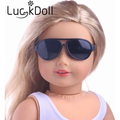 5 Colors Fa Sunglasses Fit 18 Inch American&43 CM Baby Doll Clothes Accessories,Girls Toys,Generation,Birthday Gift
