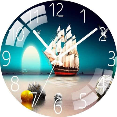 Dilan watch living room household wall clock creative quartz clock decoration clock bedroom household wall clock modern