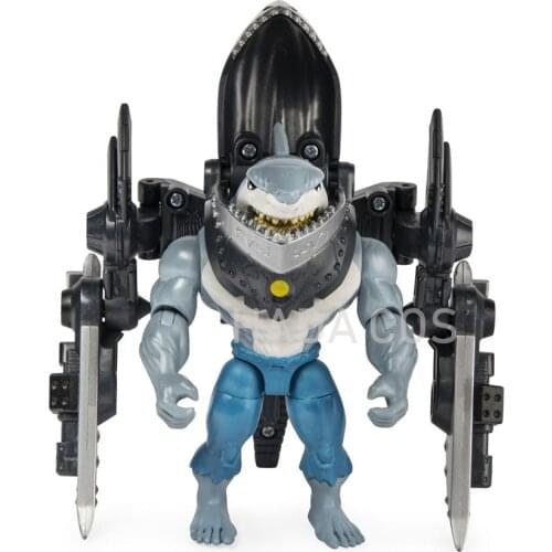 DCU Universe Suicide King Shark Squad Mega Gear 4" Loose Action Figure Nanaue Model Ornaments Toys 10.2cm