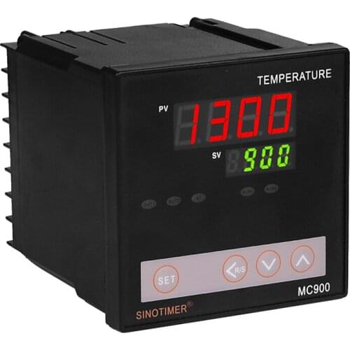 K Thermocouple PT100 Universal Input Digital PID Temperature Controller Regulator Relay Output for Heating or Cooling with Alarm