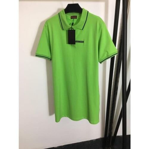 Levlmoly Design 2020 Summer New PRD Women Casual Dress Rubber Letters Tshirt Dress