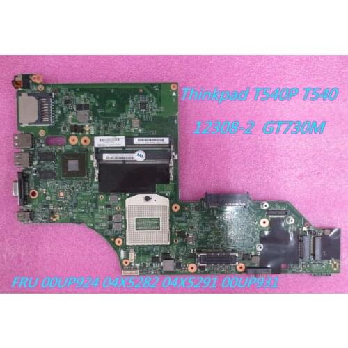 For Lenovo Thinkpad T540P T540 Laptop Motherboard 12308-2 GT730M GPU 00UP924 04X5282 04X5291 00UP931 00UP925 100% test work