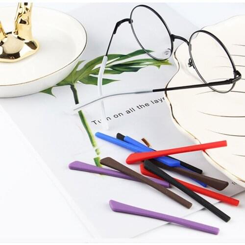 Fashion Anti Slip Ear Hook Eyeglass Eyewear Accessories Eye Glasses Silicone Grip Temple Tip Holder Spectacle Eyeglasses Grip