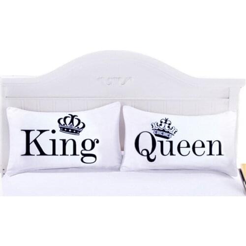 Pillowcase Set,Romantic Gift Idea for Couples Christmas, Valentines Day, Anniversary, Wedding, Engagement, for Him and Her