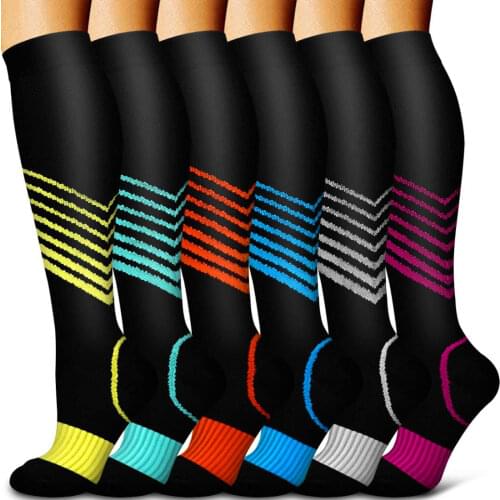 24 Styles Compression Stocking Outdoor Sports Marathon Running Socks Men and Women Medical Edema Diabetes Varicose Veins Socks