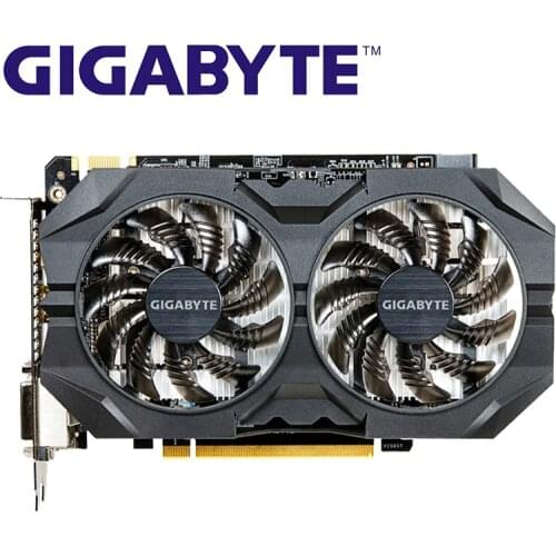 GIGABYTE Original Graphics Cards GTX 950 2GB 128Bit GPU Video Card For nVIDIA Geforce GTX950 PCI-E X16 Map Videocard Cards Used