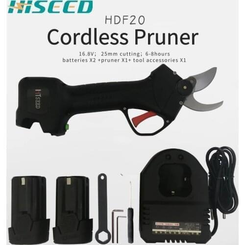 Cordlees battery drived garden tree branch pruning shears