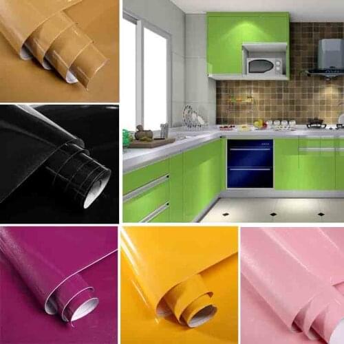 Self-adhesive Vinyl Peel Sticker Glitter Wallpaper Roll Wallpaper Sticker Home Decor Decorative Film For Furniture Door Desktop