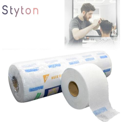 STYTON Neck Ruffle Roll Paper Professional Hair Cutting Salon Disposable Hairdressing Collar Accessory Necks Covering