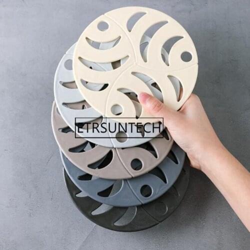100pcs Chic Nordic Silicone Coaster Cup Mats Pad Heat-insulated Bowl Placemat Home Decor Desktop Japanese Table Pad