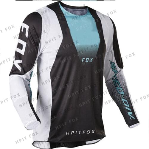 2021 Cross Country Mountain Bike Jersey men Downhill Jersey Hpit Fox Dh BMX MTB Racing Motocross T-shirt Cycling Jersey
