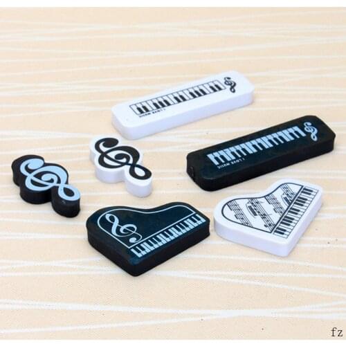 360 Pcs Music Eraser Piano Notes Rubber Pencil Eraser School Student Correction Supplies for Kids Gifts