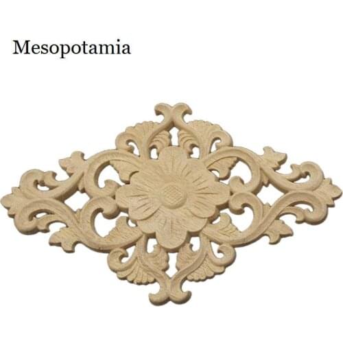 DIY Scrapbooking Corner Protectors Arts Crafts Household Flowers Adornment Exquisite Precision Carving Wood Hollow Bead Crafts