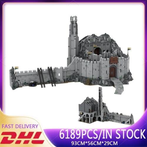 MOCStyle 6184PCS MOC-41261 Helms Deep UCS Famous Medieval Castle Architecture Building Block Toy Childrens DIY Birthday Gift