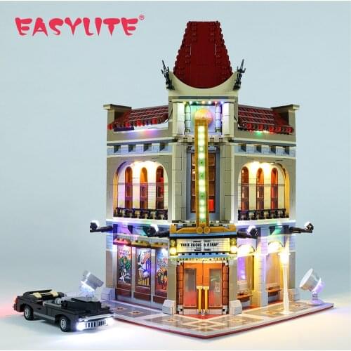 LED Light Set For 10232 Creator Palace Cinema Compatible With 15006 Not Include Model