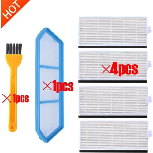 ILIFE A4 A4s Original Primary filter*1 + Hai Pa filter*4 for ILIFE A4s A4 robot Vacuum Cleaner Parts Accessory