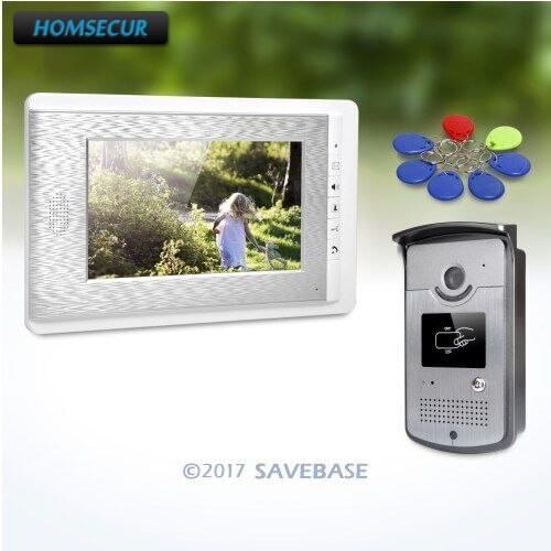 HOMSECUR 7inch TFT Video Door Phone Intercom System with LCD Color Screen for Home Security